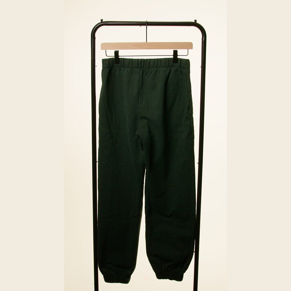 Brandy Melville Dark Green Fleece Jogger Sweatpants One Size